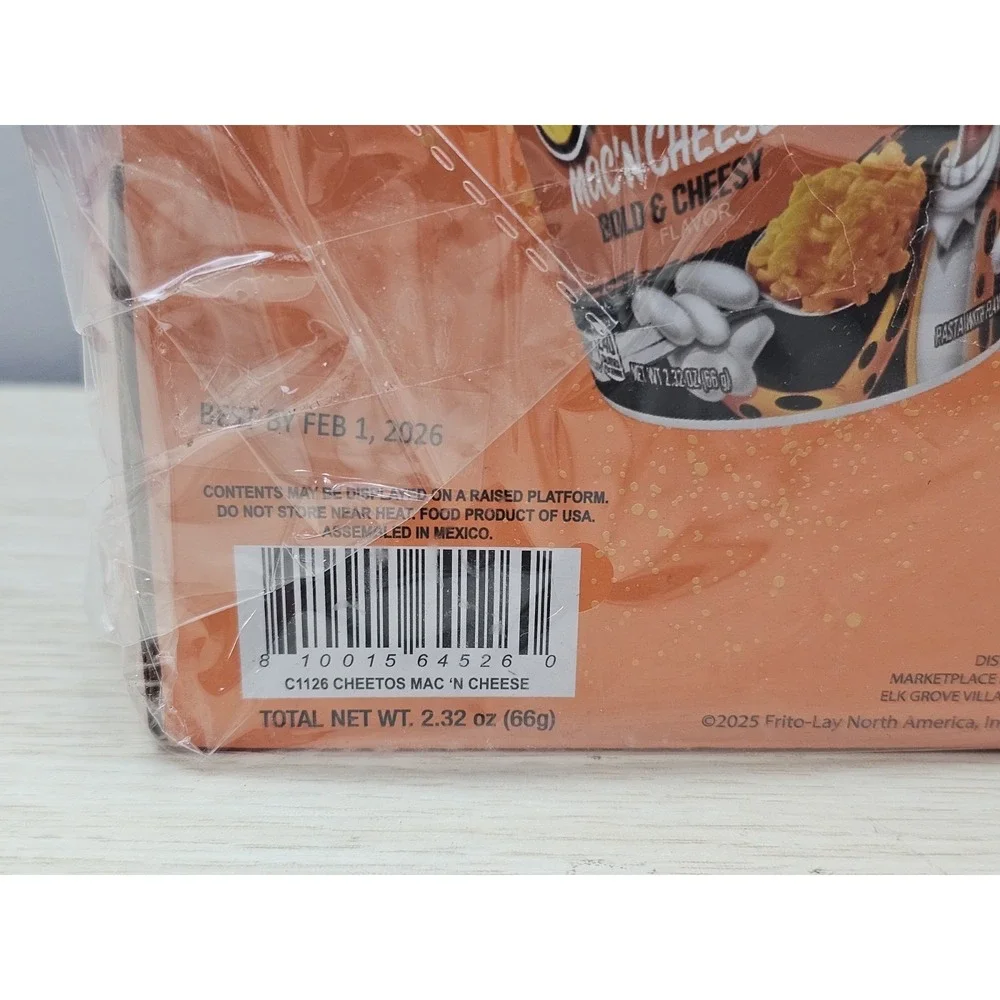 Cheetos Mac N Cheese Gift Set Ceramic‎ Bowl Chopsticks Bold & Cheesy